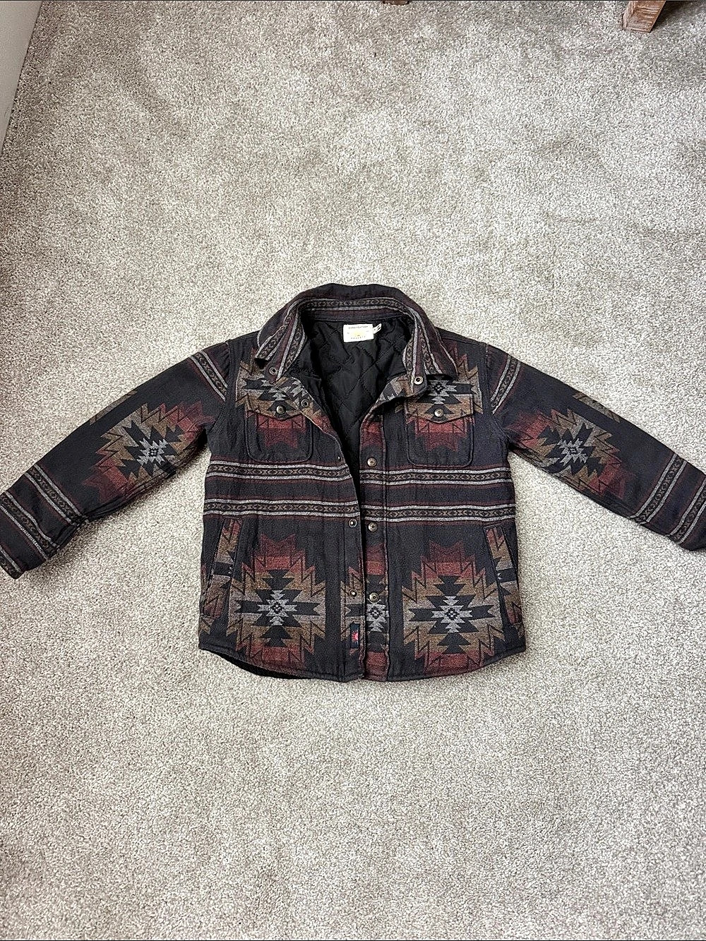 Faherty Boys Quilted Jacket Size 6